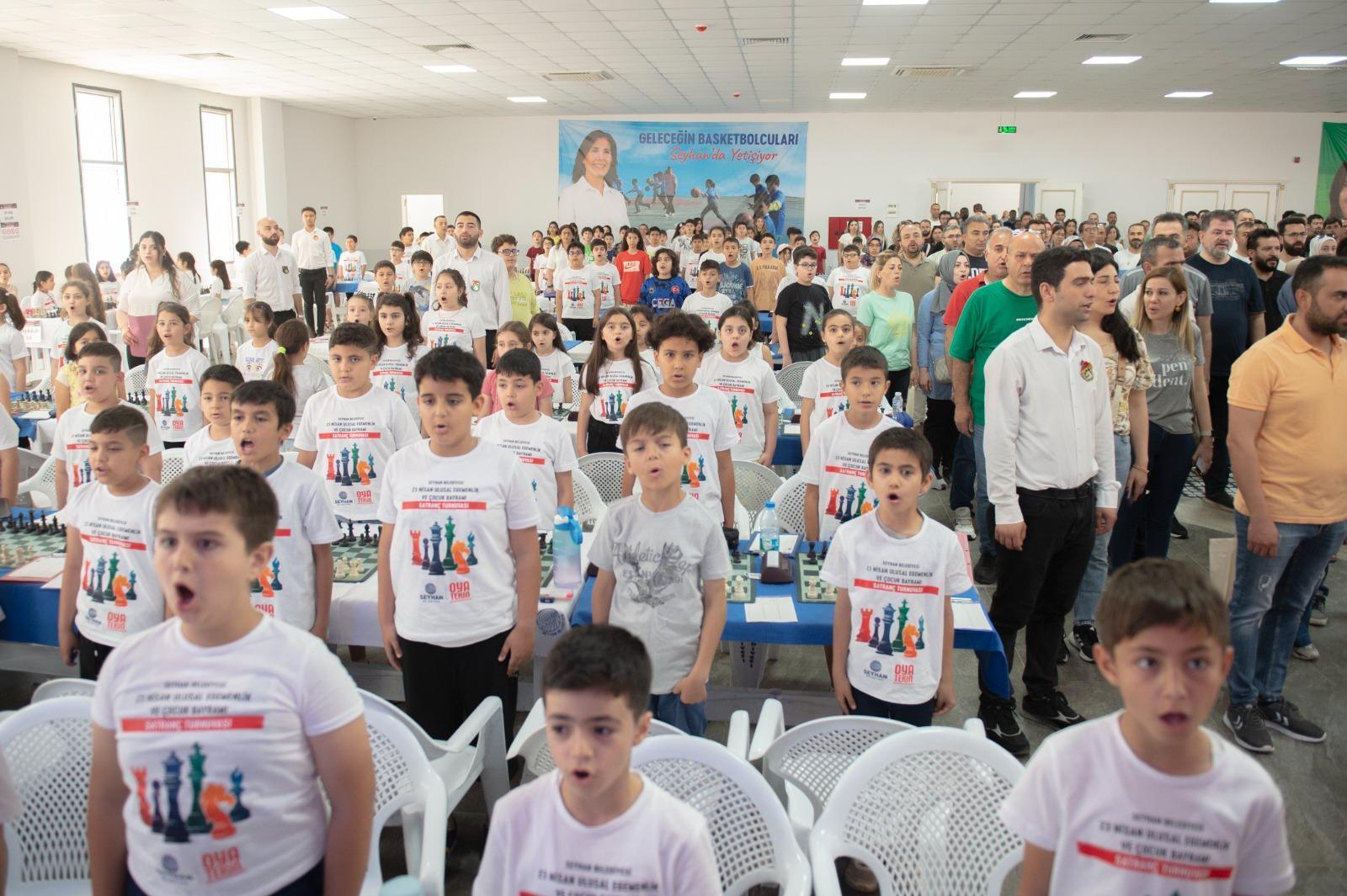 阿达纳新闻 - 454 名运动员参加了塞伊汉市 4 月 23 日举行的国际象棋锦标赛